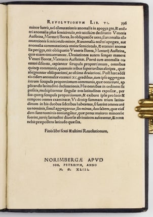 De revolutionibus orbium coelestium, libri VI.