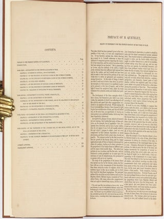 A Treatise on Man and the development of his faculties; now first translated into English.