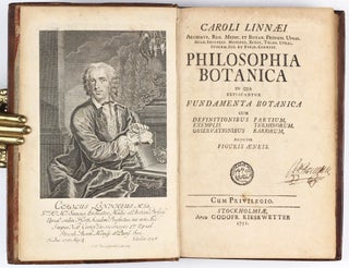 Item #003312 Philosophia Botanica in qua explicantur fundamenta botanica cum definitionibus...