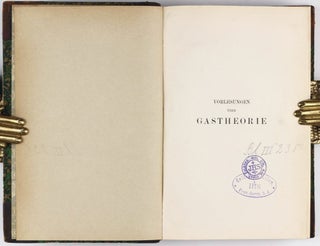 Vorlesungen über Gastheorie. Two parts in one volume.