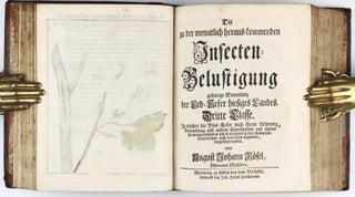 Der monatlich-herausgegebenen Insecten-Belustigung, erster (-vierter) Theil.