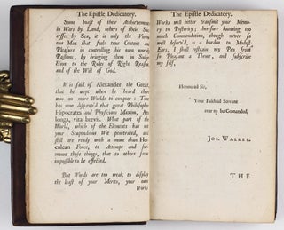 Monsieur Pascall's Thoughts, Meditations, and Prayers, Touching Matters Moral and Divine, As They Were Found in his Papers after his Death. Together with a Discourse upon Monsieur Pascall's Thoughts, Wherein is Shewn what was his Design. As also another Discourse On the Proofs of the Truth of the Books of Moses. And a Treatise, Wherein is made Appear that there are Demonstrations of a different Nature, but as certain as those of Geometry, and that such may be given of the Christian Religion. Done into English by Jos. Walker.