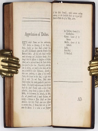 Monsieur Pascall's Thoughts, Meditations, and Prayers, Touching Matters Moral and Divine, As They Were Found in his Papers after his Death. Together with a Discourse upon Monsieur Pascall's Thoughts, Wherein is Shewn what was his Design. As also another Discourse On the Proofs of the Truth of the Books of Moses. And a Treatise, Wherein is made Appear that there are Demonstrations of a different Nature, but as certain as those of Geometry, and that such may be given of the Christian Religion. Done into English by Jos. Walker.