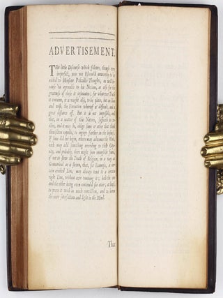 Monsieur Pascall's Thoughts, Meditations, and Prayers, Touching Matters Moral and Divine, As They Were Found in his Papers after his Death. Together with a Discourse upon Monsieur Pascall's Thoughts, Wherein is Shewn what was his Design. As also another Discourse On the Proofs of the Truth of the Books of Moses. And a Treatise, Wherein is made Appear that there are Demonstrations of a different Nature, but as certain as those of Geometry, and that such may be given of the Christian Religion. Done into English by Jos. Walker.