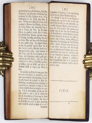 Monsieur Pascall's Thoughts, Meditations, and Prayers, Touching Matters Moral and Divine, As They Were Found in his Papers after his Death. Together with a Discourse upon Monsieur Pascall's Thoughts, Wherein is Shewn what was his Design. As also another Discourse On the Proofs of the Truth of the Books of Moses. And a Treatise, Wherein is made Appear that there are Demonstrations of a different Nature, but as certain as those of Geometry, and that such may be given of the Christian Religion. Done into English by Jos. Walker.