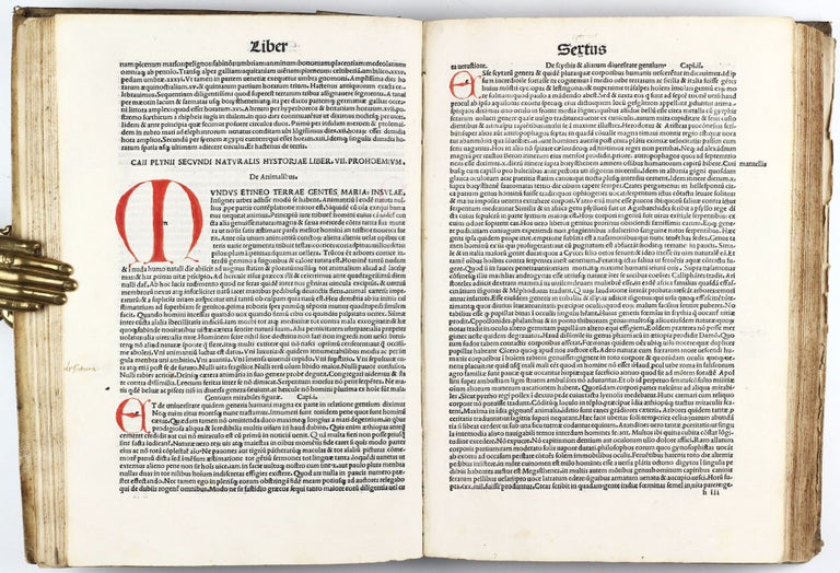 Item #003343 Naturae historiarum libri XXXVII [Historia Naturalis]. Gaius / PLINY THE ELDER PLINIUS SECUNDUS.