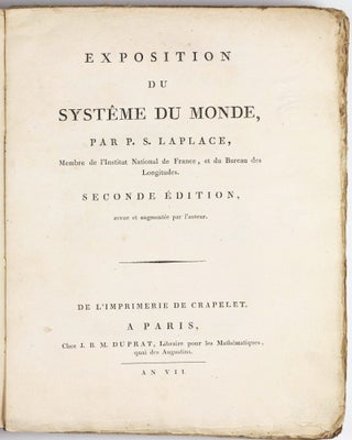 Exposition du Systeme du Monde.