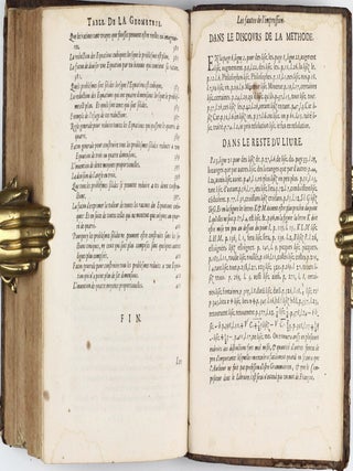 Discours de la methode pour bien conduire sa raison, & chercher la verité dans les sciences. Plus la Dioptrique. Les Météores, et la Géométrie qui sont des essais de cete methode.