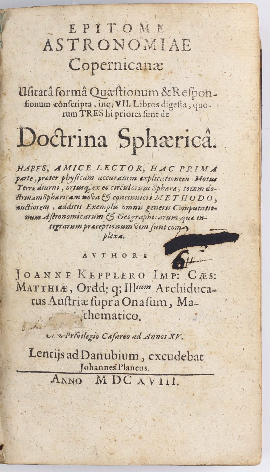 Capernian Epitome Of Copernican Astronomy