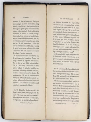On Chloroform and Other Anaesthetics: Their Action and Administration.