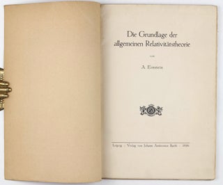 Die Grundlage der allgemeinen Relativitätstheorie