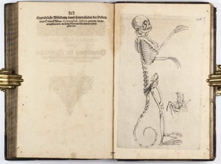 Anatomia, das ist sinnreiche, künstliche, begründete Auffschneidung, Theilung, unnd Zerlegung eines vollkommenen menschlichen Leibs und Cörpers, durch alle desselbigen jnnerliche und eusserliche Gliedtmassen und Gefäss, so wol mit eygendtlicher Beschreibung erkläret, als mit lebendigen Contrafacturen fürgebildet . . .