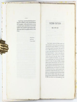 Memoria sullo incendio vesuviano del mese di maggio 1855.