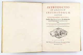Introductio in analysin infinitorum. Tomus secundus.