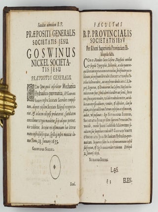 Mechanica Hydraulico-Pneumatica: Qua Praeterquam quod Aquei Elementi natura, proprietas, vis motrix, atque occultus cum aere conflictus, a primis fundamentis demonstratur; . . . Opus Bipartitum . . . Accessit Experimentum novum Magdeburgicum, quo vacuum alii stabilire, alii evertere conantur.