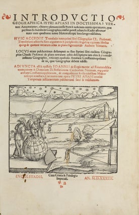 Item #003414 Introductio geographica in Verneri annotationes / Horoscopium generale dignoscendis...