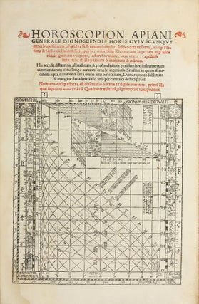 Introductio geographica in Verneri annotationes / Horoscopium generale dignoscendis horis cuiuscumque generis aptissimum.