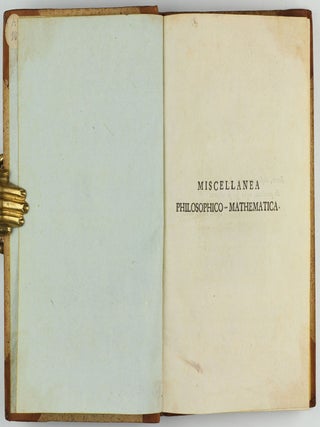 Miscellanea philosophico-mathematica Societatis privatae Taurinensis (vol. I), Mélanges de philosophie et de mathématique de la Société Royale de Turin (vols. II-V). All published.