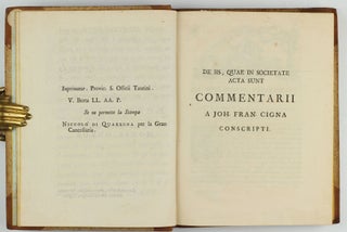 Miscellanea philosophico-mathematica Societatis privatae Taurinensis (vol. I), Mélanges de philosophie et de mathématique de la Société Royale de Turin (vols. II-V). All published.
