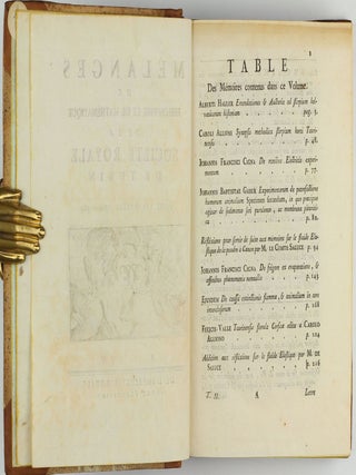 Miscellanea philosophico-mathematica Societatis privatae Taurinensis (vol. I), Mélanges de philosophie et de mathématique de la Société Royale de Turin (vols. II-V). All published.