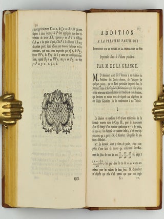 Miscellanea philosophico-mathematica Societatis privatae Taurinensis (vol. I), Mélanges de philosophie et de mathématique de la Société Royale de Turin (vols. II-V). All published.