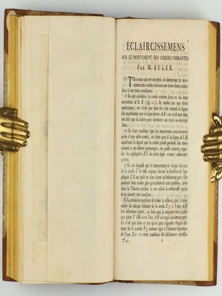 Miscellanea philosophico-mathematica Societatis privatae Taurinensis (vol. I), Mélanges de philosophie et de mathématique de la Société Royale de Turin (vols. II-V). All published.