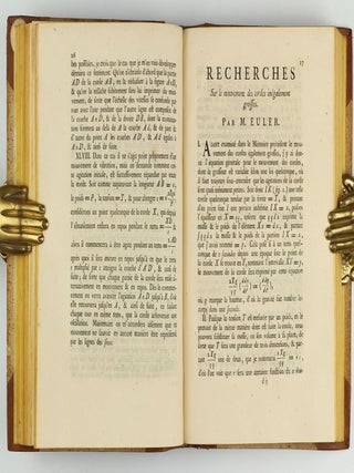 Miscellanea philosophico-mathematica Societatis privatae Taurinensis (vol. I), Mélanges de philosophie et de mathématique de la Société Royale de Turin (vols. II-V). All published.