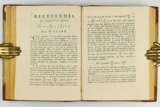 Miscellanea philosophico-mathematica Societatis privatae Taurinensis (vol. I), Mélanges de philosophie et de mathématique de la Société Royale de Turin (vols. II-V). All published.