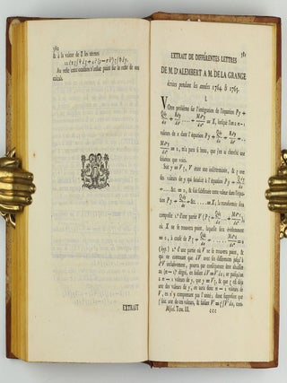Miscellanea philosophico-mathematica Societatis privatae Taurinensis (vol. I), Mélanges de philosophie et de mathématique de la Société Royale de Turin (vols. II-V). All published.