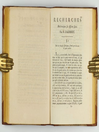 Miscellanea philosophico-mathematica Societatis privatae Taurinensis (vol. I), Mélanges de philosophie et de mathématique de la Société Royale de Turin (vols. II-V). All published.