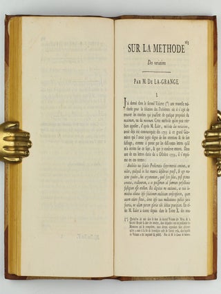Miscellanea philosophico-mathematica Societatis privatae Taurinensis (vol. I), Mélanges de philosophie et de mathématique de la Société Royale de Turin (vols. II-V). All published.