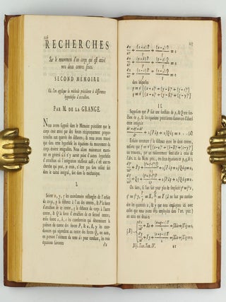 Miscellanea philosophico-mathematica Societatis privatae Taurinensis (vol. I), Mélanges de philosophie et de mathématique de la Société Royale de Turin (vols. II-V). All published.