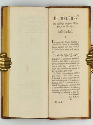 Miscellanea philosophico-mathematica Societatis privatae Taurinensis (vol. I), Mélanges de philosophie et de mathématique de la Société Royale de Turin (vols. II-V). All published.