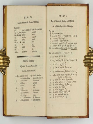 Miscellanea philosophico-mathematica Societatis privatae Taurinensis (vol. I), Mélanges de philosophie et de mathématique de la Société Royale de Turin (vols. II-V). All published.