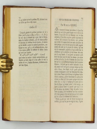 Miscellanea philosophico-mathematica Societatis privatae Taurinensis (vol. I), Mélanges de philosophie et de mathématique de la Société Royale de Turin (vols. II-V). All published.