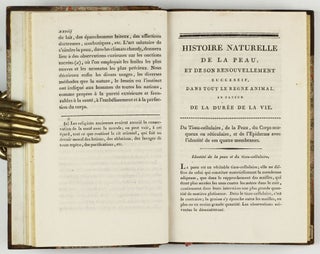 Histoire naturelle de la peau, et de ses rapports avec la santé et la beauté du corps. Ouvrage renfermant les vrais moyens de guérir les affections dartreuses et les maladies chroniques. . .