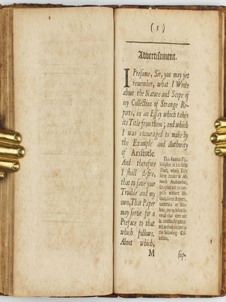 Experimenta & Observationes Physicae: Wherein are briefly Treated of Several Subjects Relating to Natural Philosophy in an Experimental Way. To which is added, A small Collection of strange Reports, in two Parts. . .