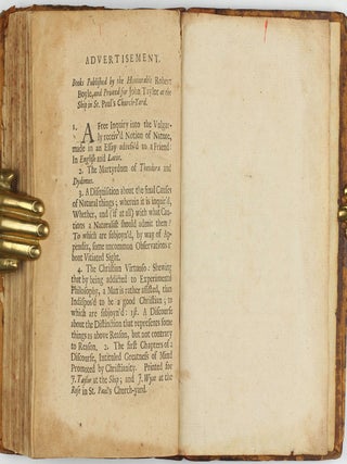 Experimenta & Observationes Physicae: Wherein are briefly Treated of Several Subjects Relating to Natural Philosophy in an Experimental Way. To which is added, A small Collection of strange Reports, in two Parts. . .