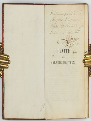 Traité des maladies des yeux, avec des observations pratiques, constatant les succés obtenus, tant a Paris qu'a Londres, par l'usage d'un topique inventé.