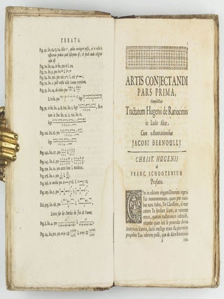 Ars conjectandi, opus posthumum. Accedit tractatus de seriebus infinitis, et epistola gallice scripta de ludo pilae reticularis.