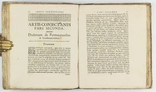 Ars conjectandi, opus posthumum. Accedit tractatus de seriebus infinitis, et epistola gallice scripta de ludo pilae reticularis.