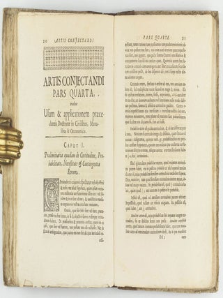 Ars conjectandi, opus posthumum. Accedit tractatus de seriebus infinitis, et epistola gallice scripta de ludo pilae reticularis.
