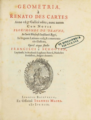 Item #003454 Geometria; Anno 1637 Gallicè edita; nunc autem cum notis Florimondi de Beaune....