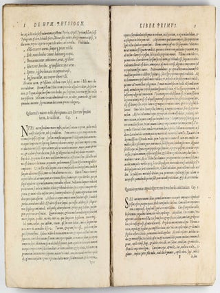 De humana physiognomonia libri IIII.