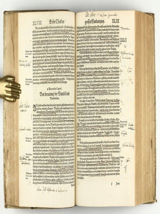 Opus chyrurgicum, warhaffte unnd vollkomne Wundartznei ...; darinn begriffen wie die Wunden, offnen Schäden, Gewächs, Gebresten, Frantzosen, Blatern, Beulen, Lähmi, allerley Zufäll unnd Kranckheiten, auch kalter und warmer Brandt, Fistel und Wolff ... curiert werden sollend / Die grosz Chirurgei, oder volkommene Wundtartzenei; chirurgischen Handtwirckung eigentlicher Bericht, und Inhalt alles so der Wundartznei angehörig; mit künstlicher Fürmalung, klarer Beschreibung . . . aller hierzu dienlicher und gebreuchlicher Instrument oder Ferrament / De Materia chirurgica libri tres, recens aucti authore atque recogniti.