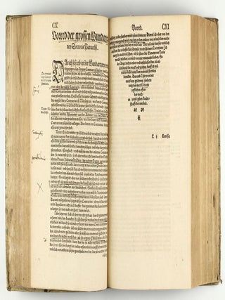 Opus chyrurgicum, warhaffte unnd vollkomne Wundartznei ...; darinn begriffen wie die Wunden, offnen Schäden, Gewächs, Gebresten, Frantzosen, Blatern, Beulen, Lähmi, allerley Zufäll unnd Kranckheiten, auch kalter und warmer Brandt, Fistel und Wolff ... curiert werden sollend / Die grosz Chirurgei, oder volkommene Wundtartzenei; chirurgischen Handtwirckung eigentlicher Bericht, und Inhalt alles so der Wundartznei angehörig; mit künstlicher Fürmalung, klarer Beschreibung . . . aller hierzu dienlicher und gebreuchlicher Instrument oder Ferrament / De Materia chirurgica libri tres, recens aucti authore atque recogniti.