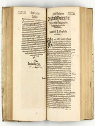 Opus chyrurgicum, warhaffte unnd vollkomne Wundartznei ...; darinn begriffen wie die Wunden, offnen Schäden, Gewächs, Gebresten, Frantzosen, Blatern, Beulen, Lähmi, allerley Zufäll unnd Kranckheiten, auch kalter und warmer Brandt, Fistel und Wolff ... curiert werden sollend / Die grosz Chirurgei, oder volkommene Wundtartzenei; chirurgischen Handtwirckung eigentlicher Bericht, und Inhalt alles so der Wundartznei angehörig; mit künstlicher Fürmalung, klarer Beschreibung . . . aller hierzu dienlicher und gebreuchlicher Instrument oder Ferrament / De Materia chirurgica libri tres, recens aucti authore atque recogniti.