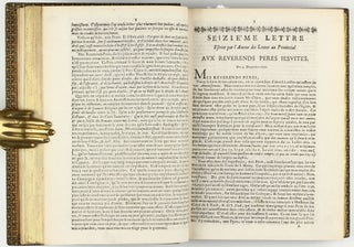 Les Provinciales ou les lettres écrites par Louis de Montalte à un provincial de ses amis & aux RR. PP. Jésuites.