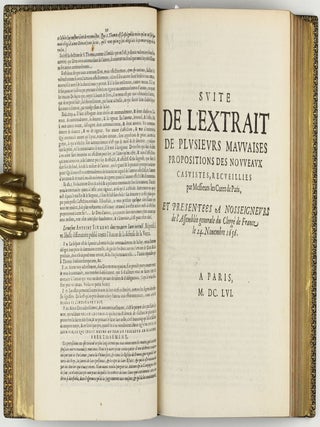 Les Provinciales ou les lettres écrites par Louis de Montalte à un provincial de ses amis & aux RR. PP. Jésuites.