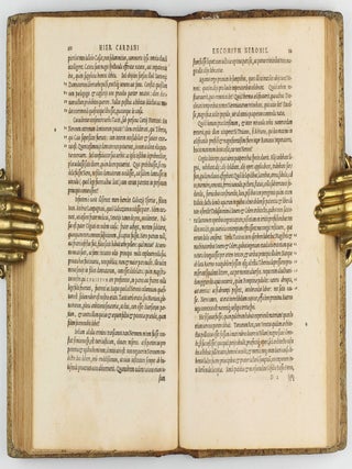 Opera quaedam lectu digna : Nempe, De libris proprijs ; De curationibus & praedictionibus admirandis ; Neronis encomium ; Geometriae encomium ; De uno ; Actio in Thessalicum Medicum ; De secretis ; De gemmis & coloribus ; Dialogus de Morte ; Dialogus de Humanis consilijs, Tetim inscriptus ; De mnimis & propinquis ; De summo bono.